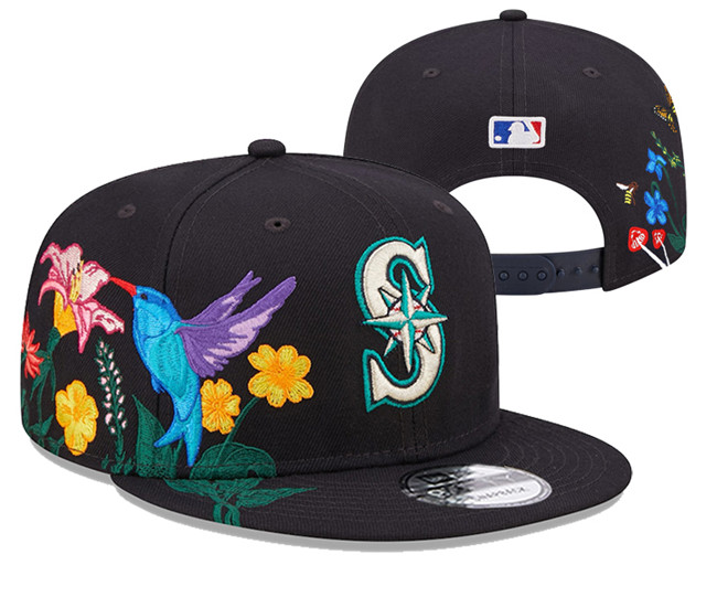 Seattle Mariners Stitched Snapback Hats 012